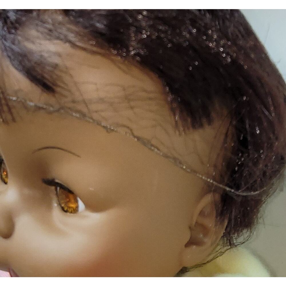Rare Life Size 60's Vintage African American Thirstee Baby Doll ~ Drinks & Wets - Picture 10 of 16